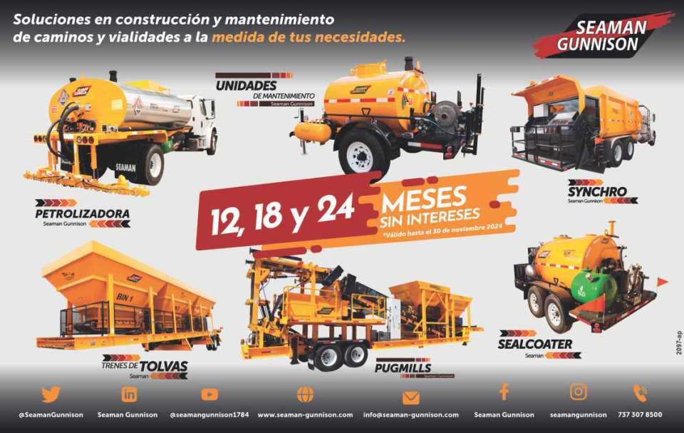 Quality equipment manufactured in Mexico with the most advanced technology, digital measurement systems that will bring you substantial savings. Compact paving line of the highest quality.